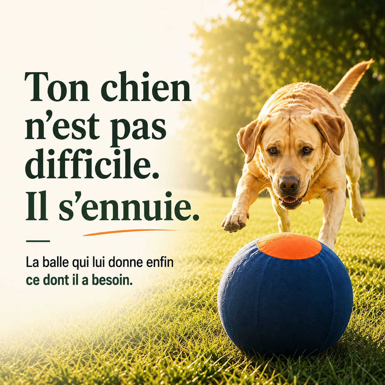 PawDrive™ La balle interactive ultra-résistante